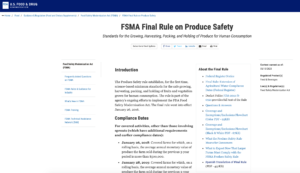Cover photo for FDA Releases Spanish Translation of the Produce Safety Rule