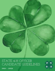 Cover photo for State 4-H Officer Candidate Guidelines