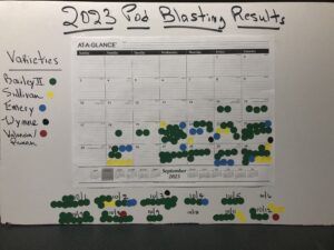 Cover photo for Pod Blasting Results Mitch Smith Peanut Notes No. 231 2023