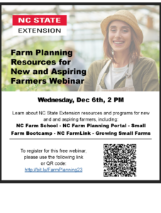 Cover photo for Free Webinar: Farm Planning Resources for New and Aspiring Farmers