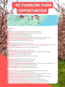 Cover photo for NC FarmLink Opportunities: March 2024
